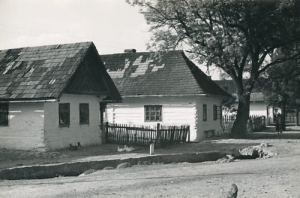 Mrzygłód domy w rynku - Reprodukcja 1810