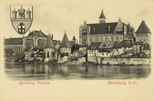 Malbork Marienburg Zamek - Reprodukcja 4332