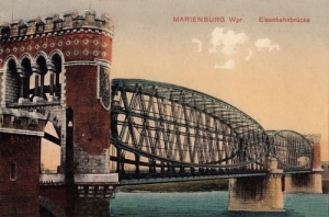 Malbork Most kolejowy - Reprodukcja 542