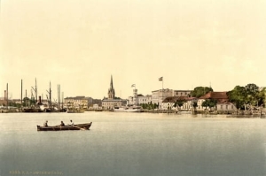 Świnoujście panorama 1890r-Reprodukcja 4389