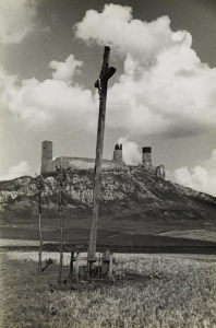 Chęciny ruina zamku - Reprodukcja 1850