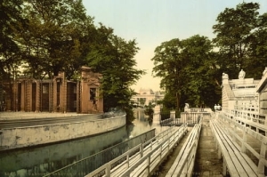 Warszawa Łazienki teatr 1890r -Reprodukcja 4445