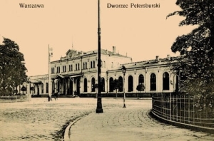 Warszawa Dworzec Petersburski -Reprodukcja 1301