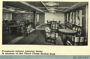 M/S Batory salon kl. III - Reprodukcja 4126