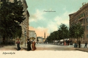 Świdnica Friedrichstrasse - Reprodukcja 1877