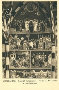 Sandomierz Katedra freski -Reprodukcja 4987