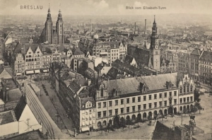 Wrocław Breslau panorama - Reprodukcja 4260
