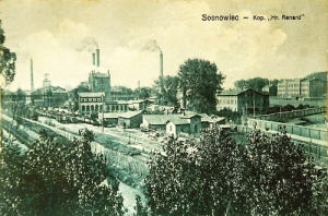 Sosnowiec Kopalnia Hr. Renard - Reprodukcja 15417