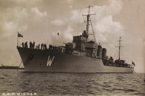 Statek ORP WICHER -Reprodukcja 3971