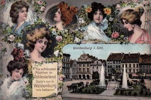 Wałbrzych Rynek - Reprodukcja 1780