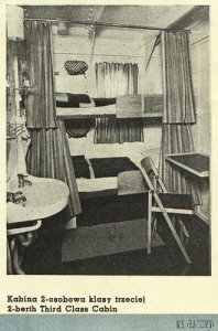 M/S Batory kabina klasy III - Reprodukcja 4113