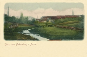 Złocieniec panorama - Reprodukcja 16137