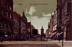 Elbląg Rynek - Reprodukcja 1598