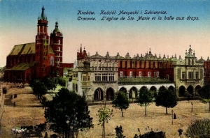 Kraków Sukiennice - Reprodukcja 1495