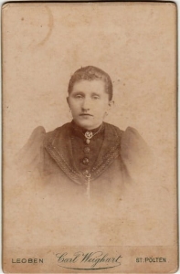 CDV Fotografia Kartonik Tekturka 1603