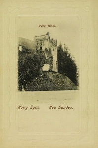 Nowy Sącz Ruiny Zamku - Reprodukcja 4834