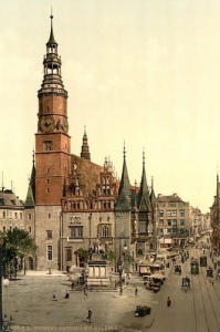 Wrocław Ratusz 1890r-Reprodukcja 4423