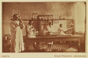 Lisków Szkoła mleczarska -Reprodukcja 5046