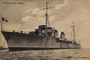 Kontrtorpedowiec wojenny -Reprodukcja 3979