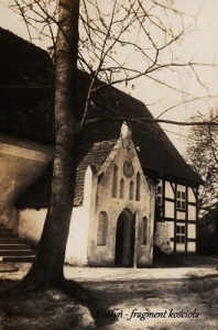 Gostyń fragment kościoła -Reprodukcja 5111