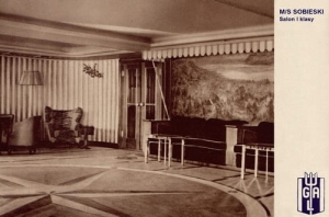M/S Sobieski salon kl.I -Reprodukcja 4163