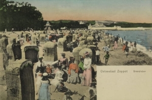 Sopot plaża - Reprodukcja 4217