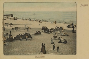 Sopot Zoppot plaża - Reprodukcja 4227