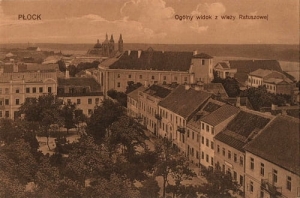 Płock widok ogólny - Reprodukcja 1670