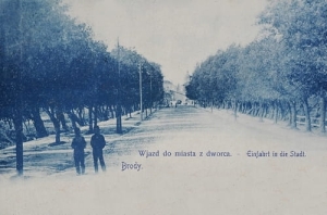 Brody wjazd z dworca - Reprodukcja 5552