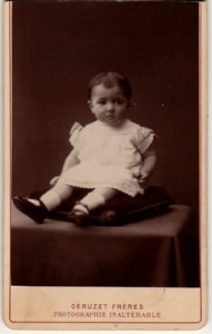 CDV fotografia kartonik tekturka 1281