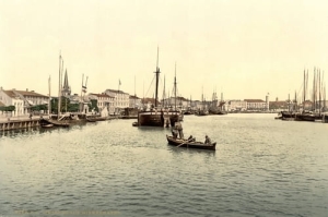 Świnoujście port 1890r-Reprodukcja 4392